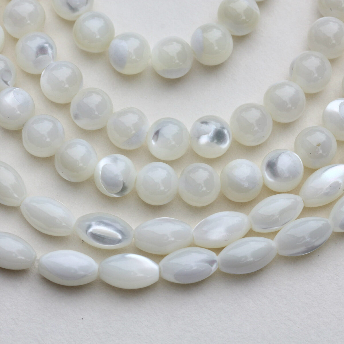 Natural Mother of Pearl Beads