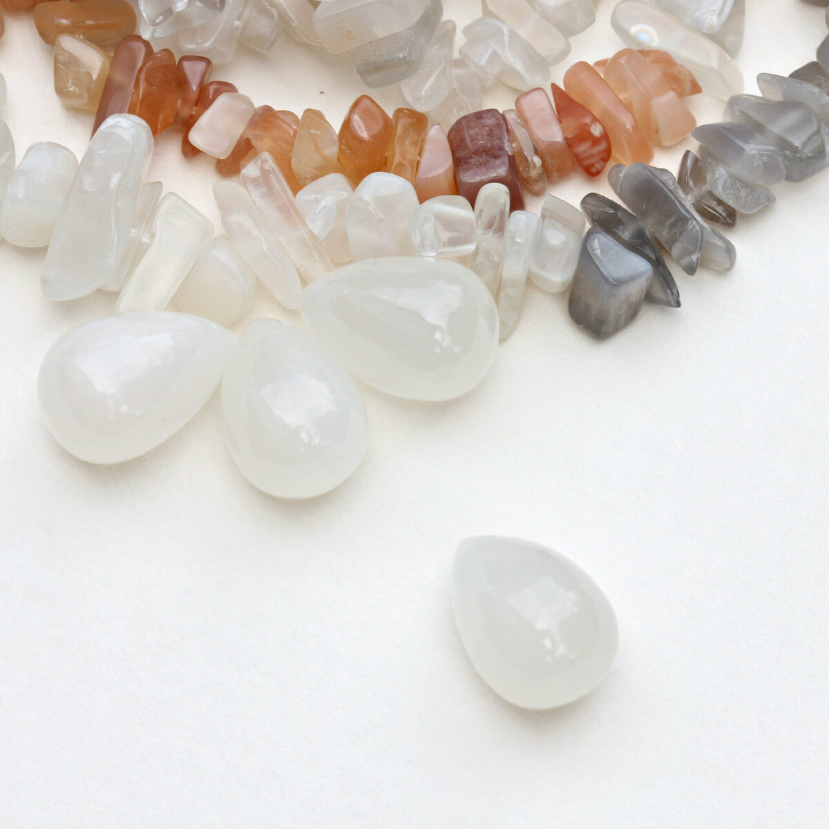 Colourful Moonstone beads