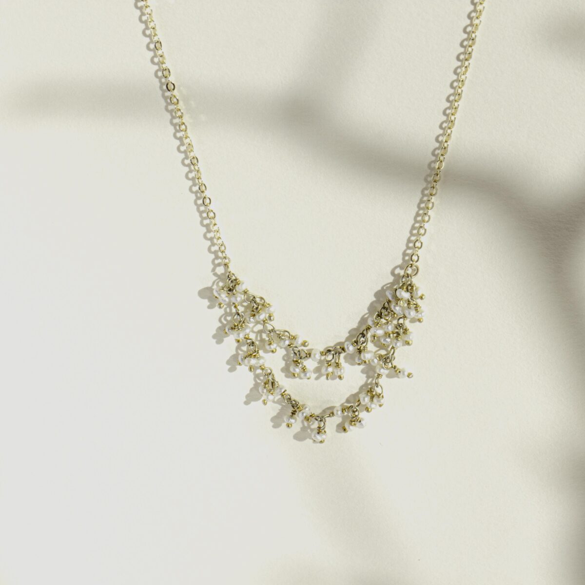 Tiny Pearl Necklace - Image 2